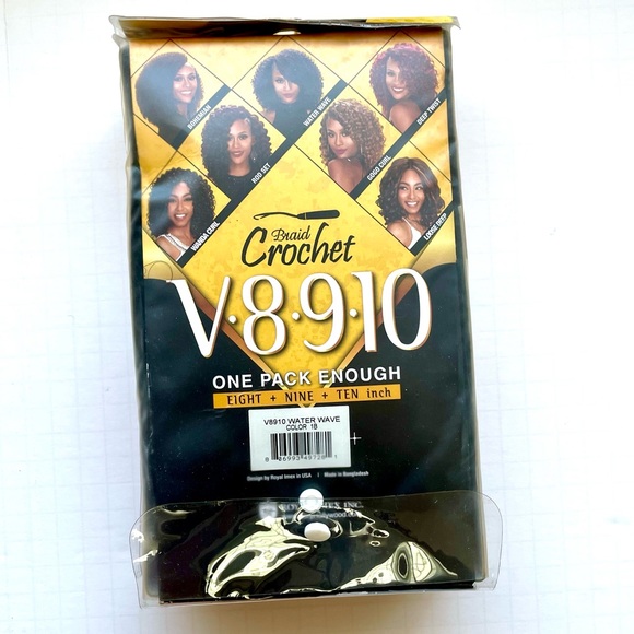 ZURY V8910 SYNTHETIC CROCHET BRAIDS – WATER WAVE - Picture 2 of 4